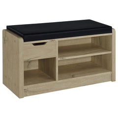Best Furniture Outlet - Coaster - Arrington Storage Bench White Oak - 910322