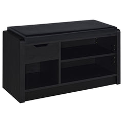 Best Furniture Outlet - Coaster - Arrington Storage Bench Black - 910323