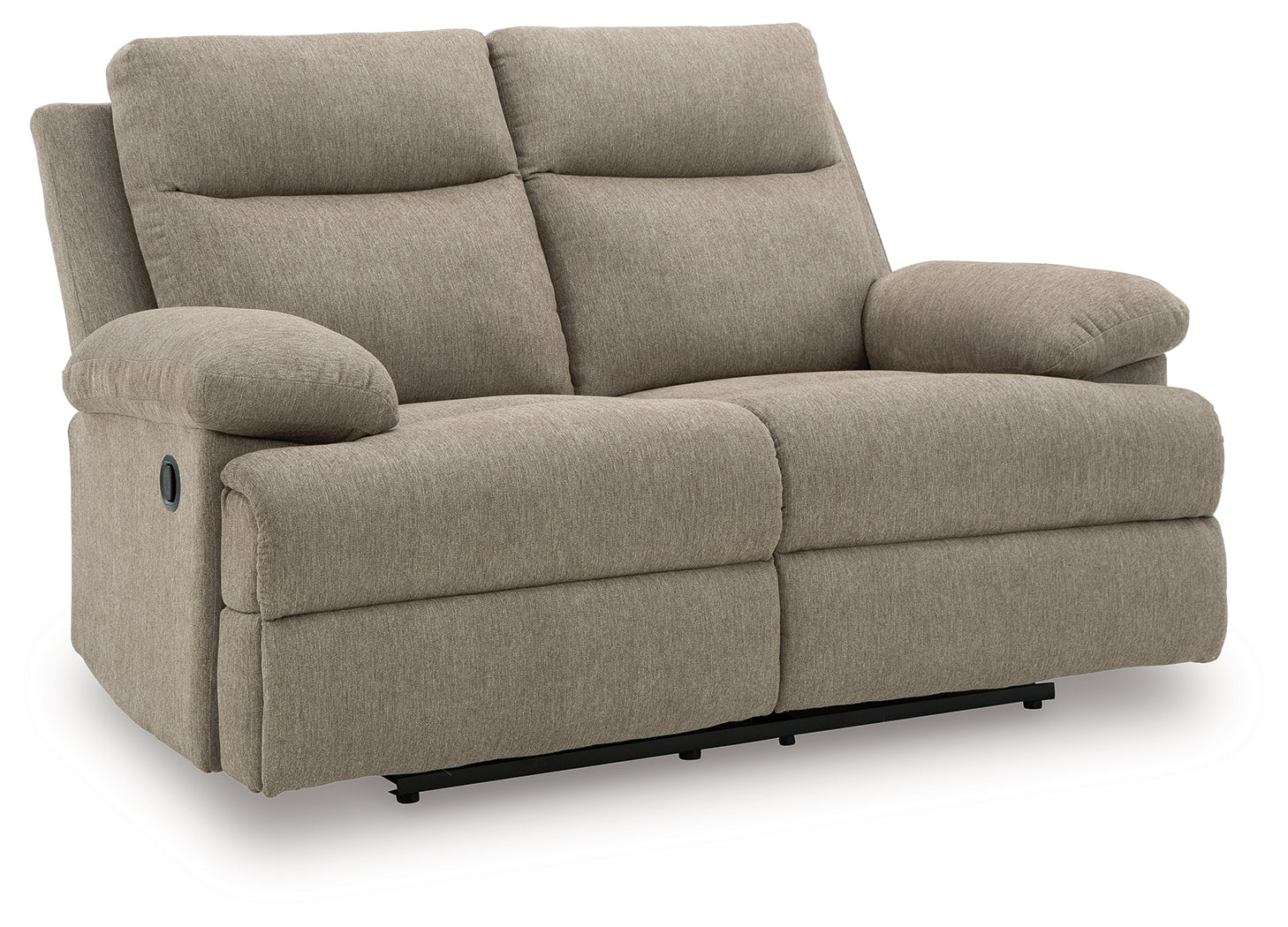 Best Furniture Outlet - Ashley Furniture - Side-Swipe Living Room - Reclining Loveseat / Mocha - PC9140586