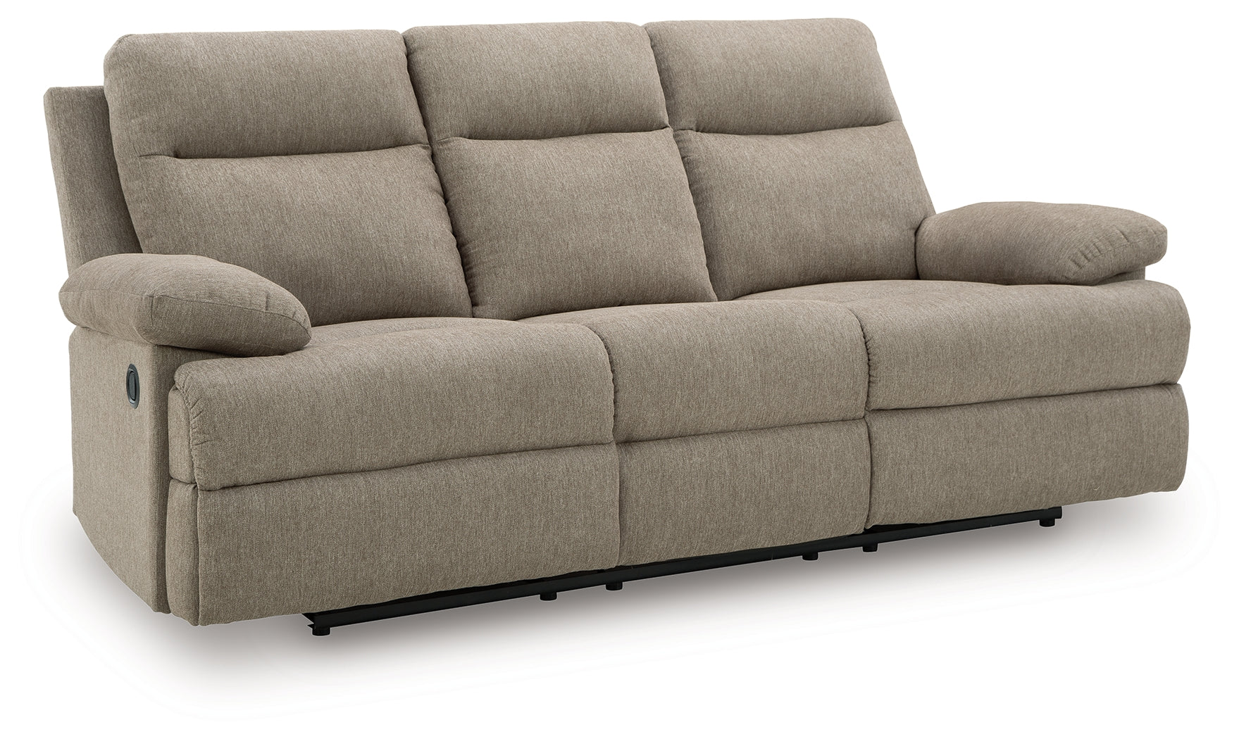 Best Furniture Outlet - Ashley Furniture - Side-Swipe Living Room - REC Sofa w/Drop Down Table / Mocha - PC9140589