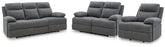 Best Furniture Outlet - Ashley Furniture - Side-Swipe Reclining Sofa, Loveseat and Recliner - Reclining Sofa, Loveseat and Recliner - PC91406U2