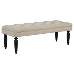 Best Furniture Outlet - Coaster - Marsha 52-inch Upholstered Entryway Accent Bench Latte - 915160