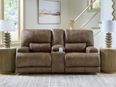 Best Furniture Outlet - Ashley Furniture - Beckley Place Living Room - PWR Recliner/ADJ Headrest / Earth - PC9180282