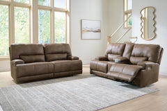 Best Furniture Outlet - Ashley Furniture - Beckley Place Power Reclining Sofa and Loveseat - Power Reclining Sofa and Loveseat - PC91802U1