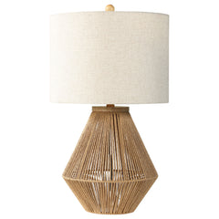 Best Furniture Outlet - Coaster - Pryor Drum Shade Handwoven Rope Table Lamp Natural - 920011
