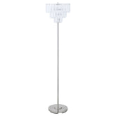 Best Furniture Outlet - Coaster - Anya 61-inch Hanging Crystal Metal Floor Lamp Chrome - 920067