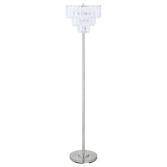 Best Furniture Outlet - Coaster - Anya 61-inch Hanging Crystal Metal Floor Lamp Chrome - 920067