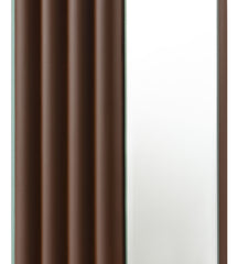 Elena 67-inch Square Tapered Mirrored Floor Lamp Brown