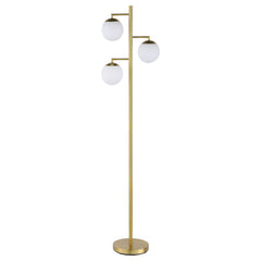 Best Furniture Outlet - Coaster - Sena 66-inch Spherical Bulb Tree Metal Floor Lamp Gold - 920214