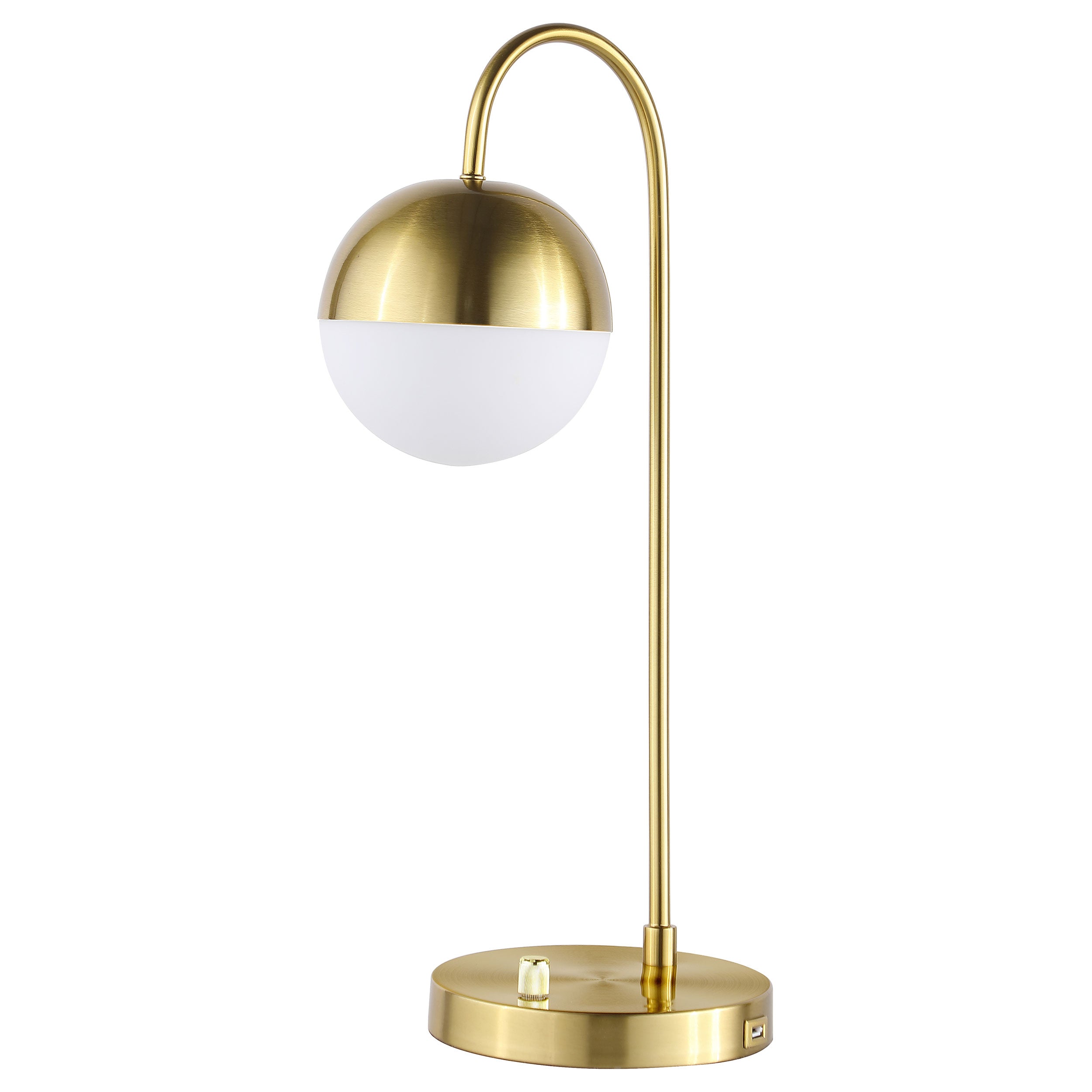 Best Furniture Outlet - Coaster - Merrick 21-inch Spherical Arched Bedside Table Lamp Gold - 920216