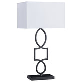 Best Furniture Outlet - Coaster - Leorio 29-inch Rectangular Shade Metal Table Lamp Black - 920217
