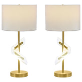 Best Furniture Outlet - Coaster - Kingsley 30-inch Drum Shade Table Lamp Gold (Set of 2) - 920238