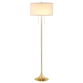 Best Furniture Outlet - Coaster - Elmira 65-inch Drum Shade Metal Floor Lamp Gold - 920240