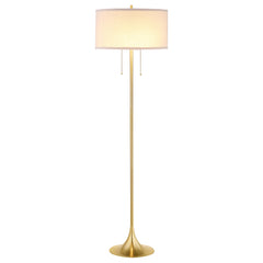 Best Furniture Outlet - Coaster - Elmira 65-inch Drum Shade Metal Floor Lamp Gold - 920240