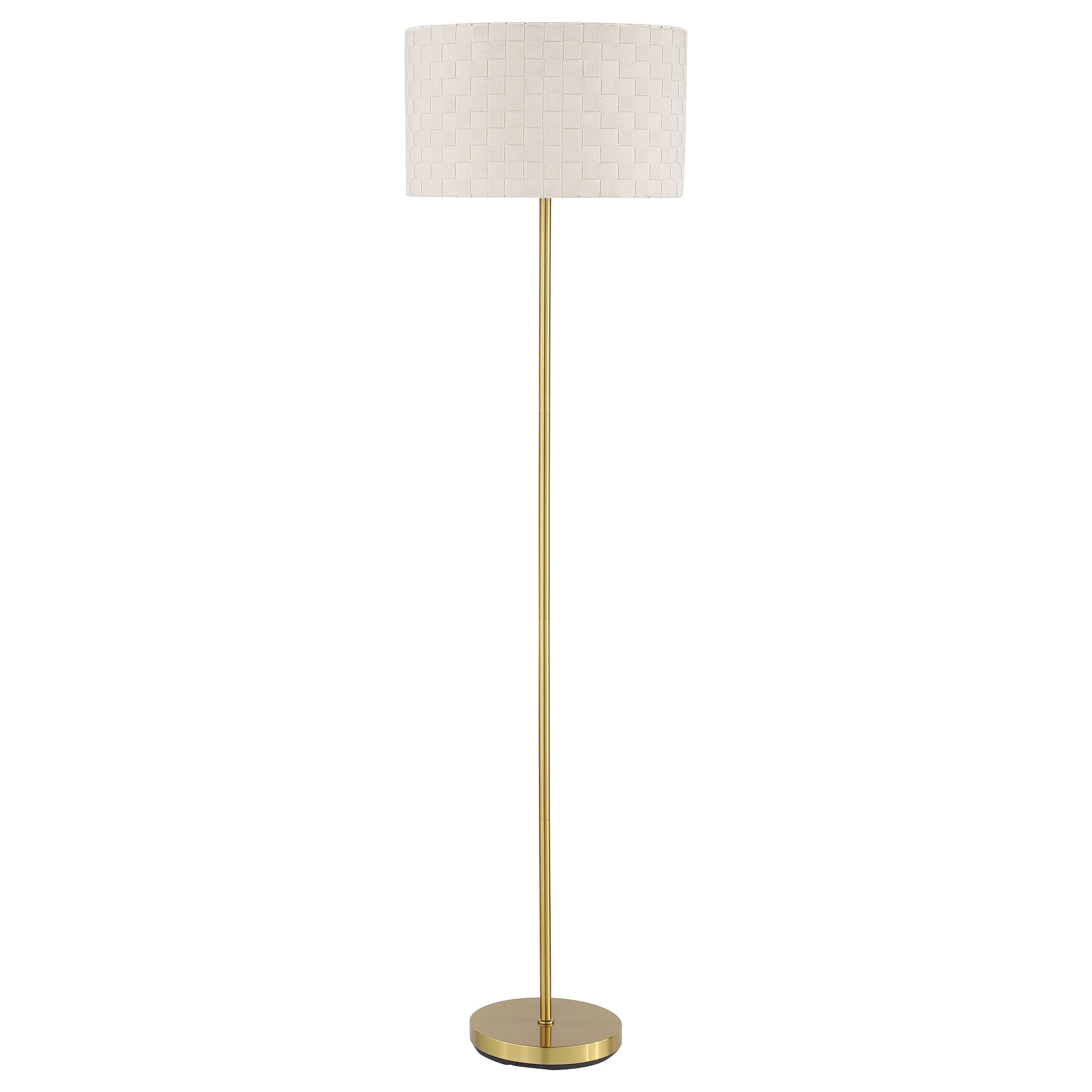Best Furniture Outlet - Coaster - Ramiro 66-inch Drum Shade Metal Floor Lamp Gold - 920303