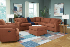 Modmax 5-Piece Sectional and Swivel Glider Recliner