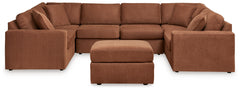 Best Furniture Outlet - Ashley Furniture - Modmax 6-Piece Sectional and Ottoman - 6-Piece Sectional and Ottoman / Spice - 92102U18