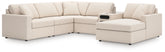 Best Furniture Outlet - Ashley Furniture - Modmax 6-Piece Sectional with Audio System and Chaise - RAF 6-Piece Sectional with Audio System and Chaise - 92103S51