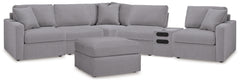 Best Furniture Outlet - Ashley Furniture - Modmax 6-Piece Sectional and Oversized Accent Ottoman - 6-Piece Sectional and Oversized Accent Ottoman - 92104U25