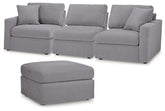 Best Furniture Outlet - Ashley Furniture - Modmax 3-Piece Sectional and Ottoman - 3-Piece Sectional and Ottoman - 92104U4