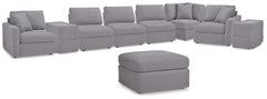 Best Furniture Outlet - Ashley Furniture - Modmax 8-Piece Sectional and Ottoman - 8-Piece Sectional and Ottoman / Granite - 92104U3