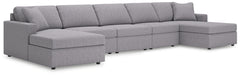 Best Furniture Outlet - Ashley Furniture - Modmax 5-Piece Double Chaise Sectional - 5-Piece Double Chaise Sectional - 92104S125