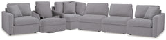 Best Furniture Outlet - Ashley Furniture - Modmax 5-Piece Sectional and Swivel Glider Recliner - 5-Piece Sectional and Swivel Glider Recliner - 92104U15