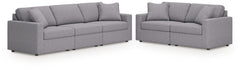 Best Furniture Outlet - Ashley Furniture - Modmax 3-Piece Sectional Sofa and 2-Piece Sectional Loveseat - 3-Piece Sectional Sofa and 2-Piece Sectional Loveseat - 92104U20