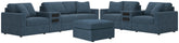 Best Furniture Outlet - Ashley Furniture - Modmax 4-Piece Sectional Sofa, 3-Piece Sectional Loveseat and Ottoman - 4-Piece Sectional Sofa, 3-Piece Sectional Loveseat and Ottoman - 92121U25