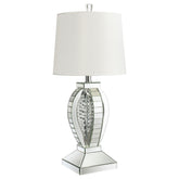 Best Furniture Outlet - Coaster - Klein 31-inch Empire Mirrored Acrylic Table Lamp Silver - 923287