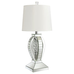 Best Furniture Outlet - Coaster - Klein 31-inch Empire Mirrored Acrylic Table Lamp Silver - 923287
