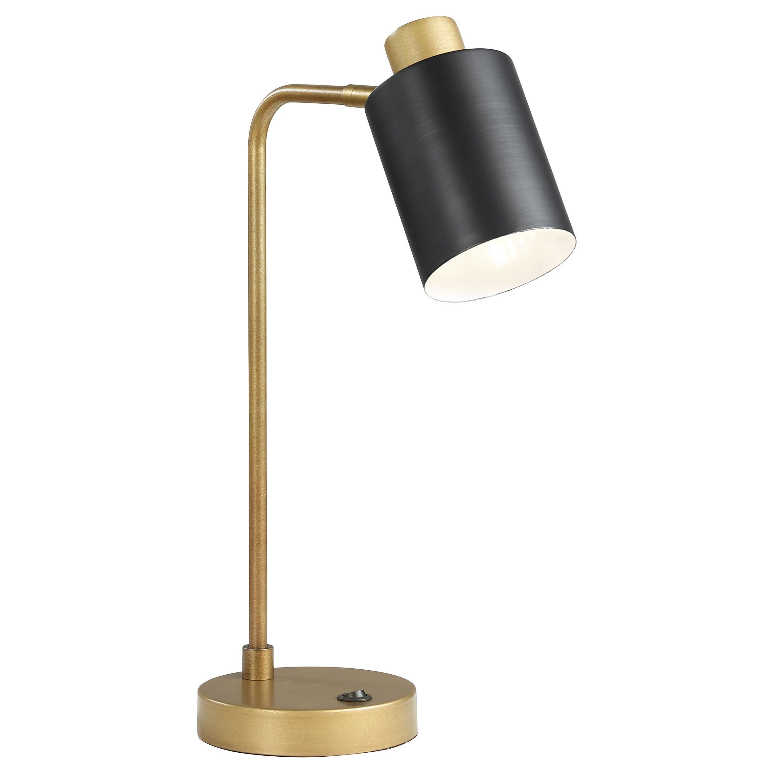 Best Furniture Outlet - Coaster - Cherise 18-inch Adjustable Angle Table Lamp Antique Brass - 923303