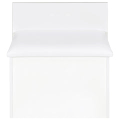 Danbury 3-drawer Makeup Vanity & Stool Set White High Gloss