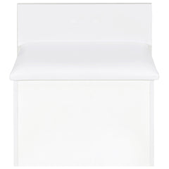 Danbury 3-drawer Makeup Vanity & Stool Set White High Gloss