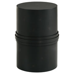 Best Furniture Outlet - Coaster - Bryce Round Metal Accent Side Table Rustic Black - 930259