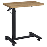 Best Furniture Outlet - Coaster - Westpark Pneumatic Adjustable C-Shape Side Table with Casters Mango - 930301