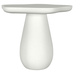 Best Furniture Outlet - Coaster - Perth 17-inch Side Table with Cloud-Shaped Top Off White - 930615