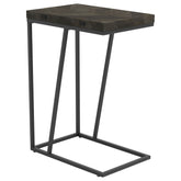 Best Furniture Outlet - Coaster - Carly Expandable Engineered Wood C-Shaped Side Table Grey - 931156