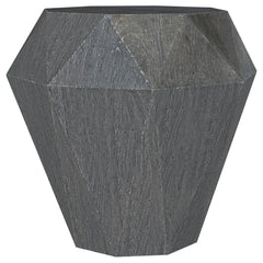 Best Furniture Outlet - Coaster - Jacinto Octagonal Solid Mango Wood Side Table Grey - 931159