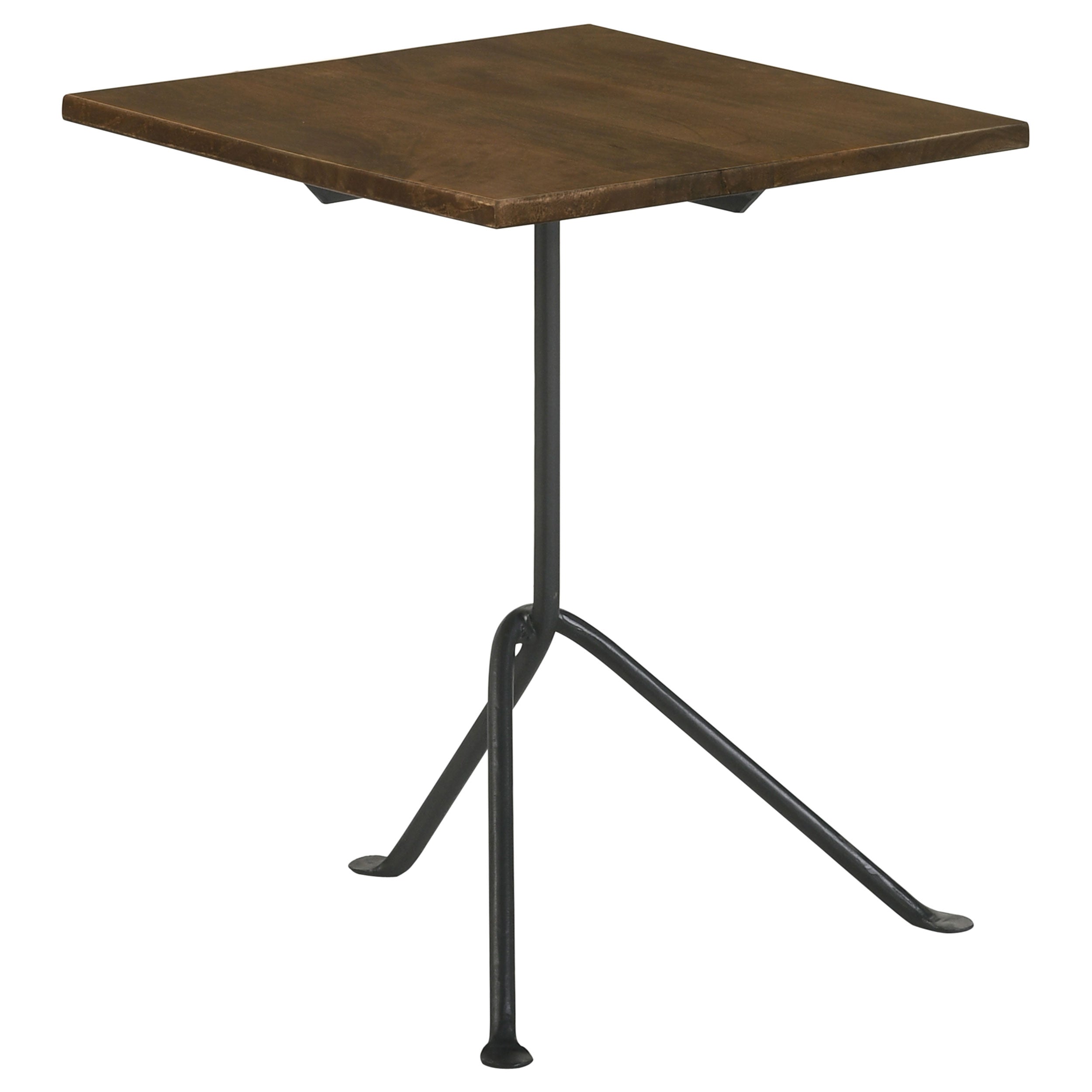 Best Furniture Outlet - Coaster - Heitor Square Wood Top Accent Side Table Dark Brown - 931206