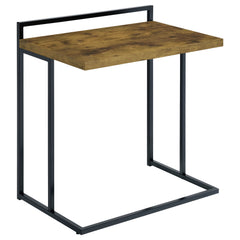 Best Furniture Outlet - Coaster - Dani Rectangular C-Shaped Sofa Side Table Rustic Nutmeg - 936122