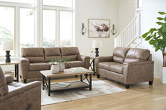 Best Furniture Outlet - Ashley Furniture - Navi Sofa, Loveseat and Recliner - Sofa, Loveseat and Recliner / Fossil - 94004U2
