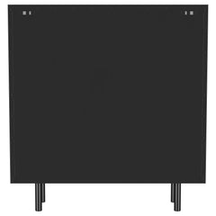 Dalia 2-door Accent Storage Cabinet with Shelving Black