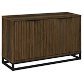 Best Furniture Outlet - Coaster - Ryatt 4-door Engineered Wood Accent Cabinet Dark Pine - 950393