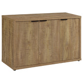 Best Furniture Outlet - Coaster - Pepita 3-door Engineered Wood Accent Cabinet Mango Brown - 950395