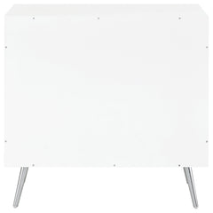 Nieta 2-door Engineered Wood Accent Cabinet White High Gloss