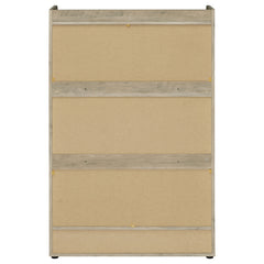 Denia 3-tier Engineered Wood Shoe Cabinet White