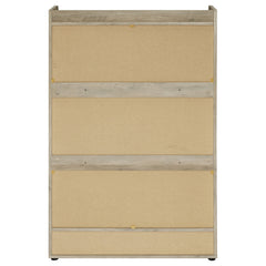 Denia 3-tier Engineered Wood Shoe Cabinet Grey