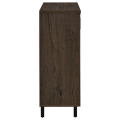 Brixton 2-door Entryway Shoe Storage Cabinets Smoked Oak