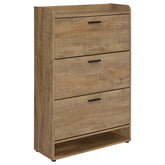 Best Furniture Outlet - Coaster - Denia 3-tier Engineered Wood Shoe Cabinet Mango - 950425